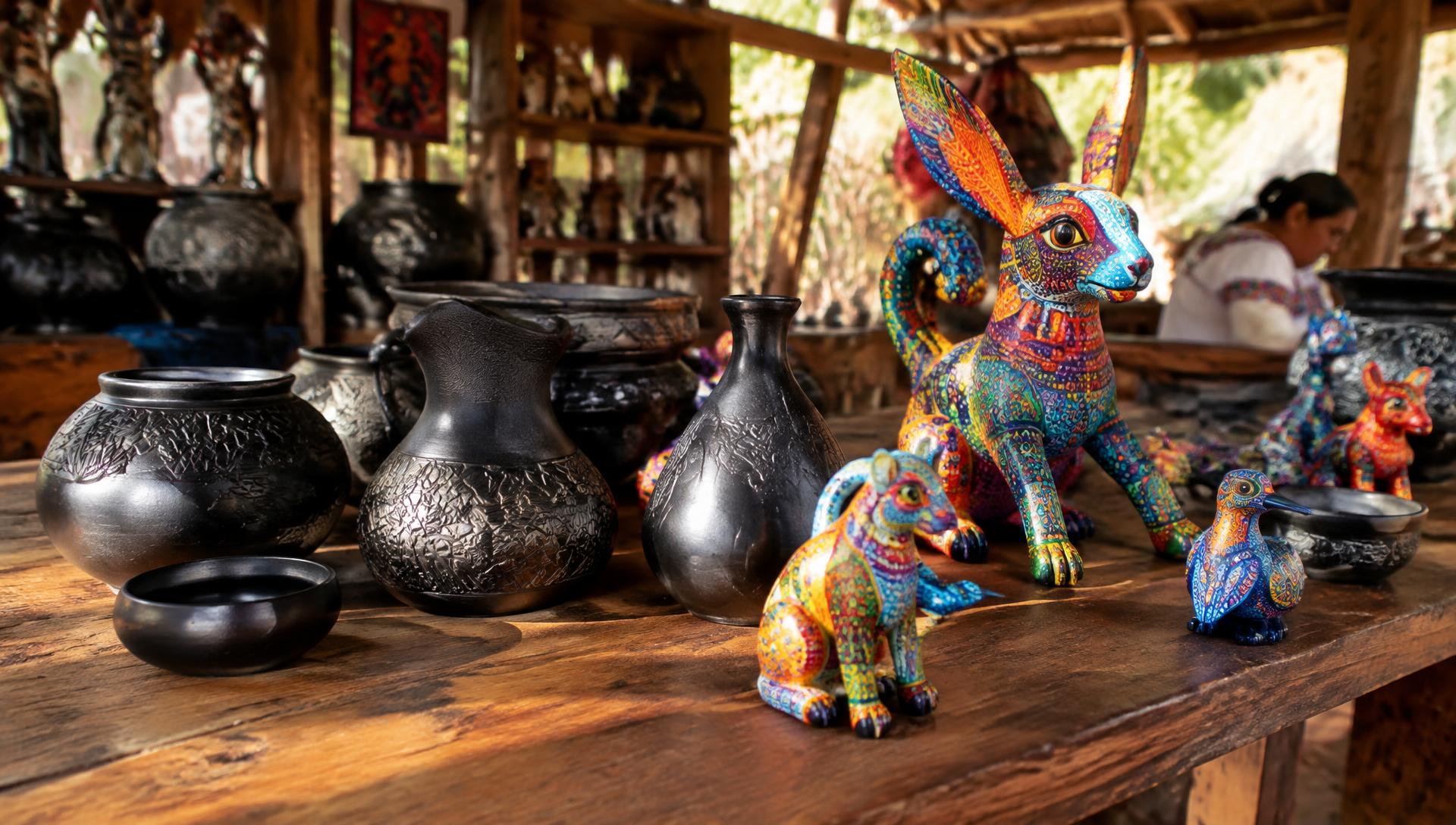 Monte Albán y tradiciones artesanales